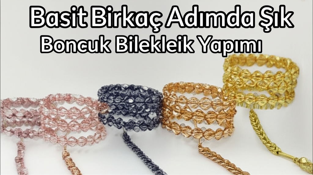 Basit Birkaç Adımda Şık Boncuk Bileklik Yapımı