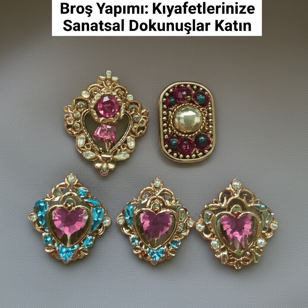 Broş Yapımı: Kıyafetlerinize Sanatsal Dokunuşlar Katın