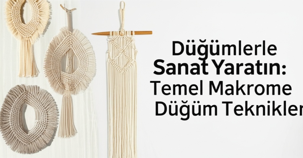 Düğümlerle Sanat Yaratın: Temel Makrome Düğüm Teknikleri